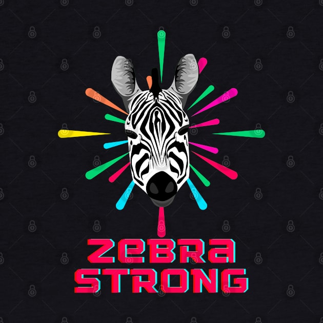 Zebra Strong by Danderwen Press